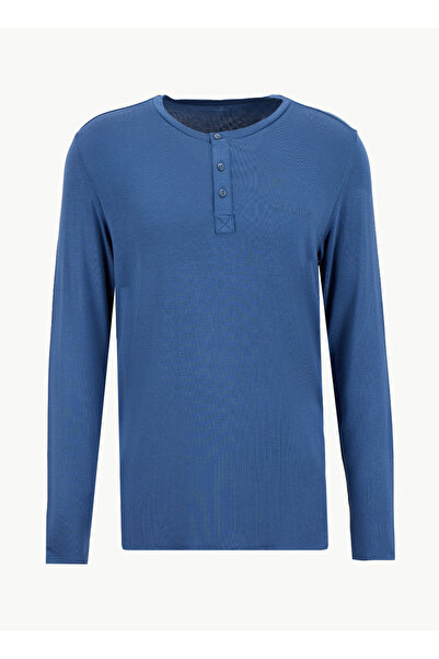 Calvin Klein Mavi Erkek Pijama Takımı LV00NM2952CEC