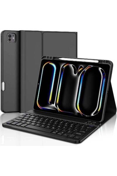 HYX iPad Pro 11 inch Case with Keyboard (M4) 2024 - Detachable Bluetooth, Auto Sleep/Wake, Pencil