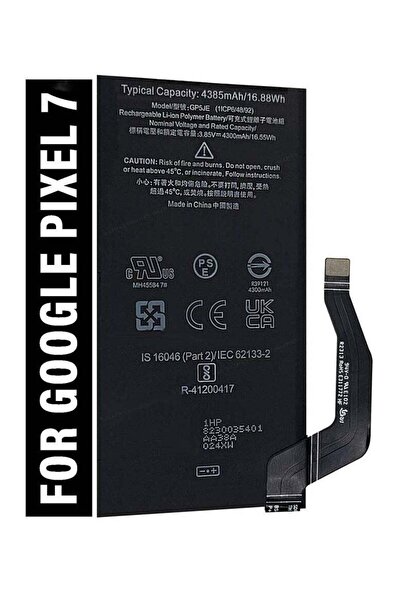 ICS بطارية بديلة أصلية عالية الجودة لهاتف Google Pixel 7 باللون الأسود