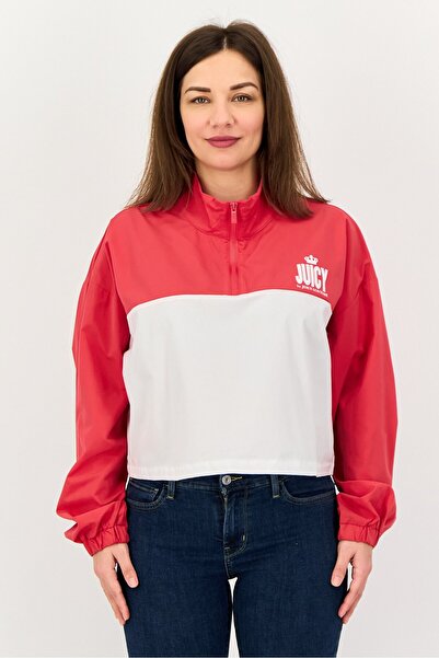 Juicy Couture Juicy By Women Brand Logo Windbreaker Jacket, Multicolor