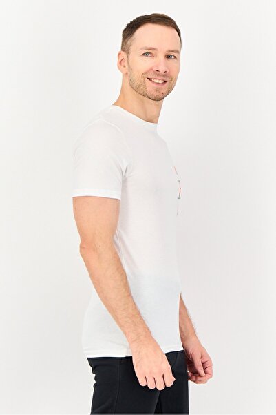 Puma Men Sportswear Fit Short Sleeve Outdoor T-Shirt, White