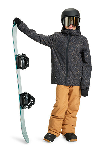 Quiksilver Siyah Erkek Çocuk Kayak Montu EQBTJ03223-MISSION PRINTED YOUTH JK