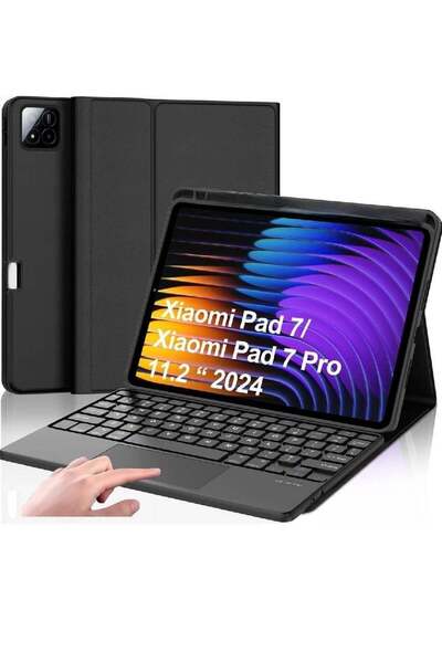HYX Keyboard Case for Xiaomi Pad 7 / Pad 7 Pro - PU Leather, Detachable Bluetooth Keyboard & Trac