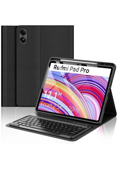 HYX Keyboard Case for Xiaomi Redmi Pad Pro / POCO Pad 12.1" (2024) - Detachable Bluetooth, Pencil