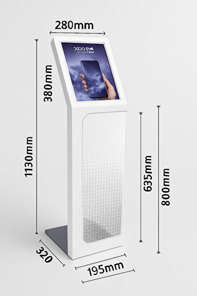 Grand City Media Glass display stand specifications