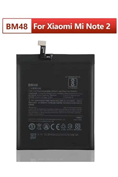 ICS بطارية بديلة أصلية عالية الجودة من GENNEXT لهاتف Xiaomi Mi Note 2 (BM48) - أسود