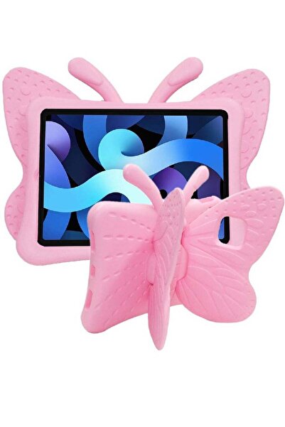 HYX Butterfly EVA Kid-Proof Kickstand Case for iPad Air 11-inch (M3/M2/10.9/5th/4th) - Pink