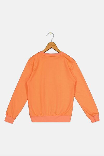 Marvel Kids Boy Long Sleeve Iron Man Print Sweatshirts, Orange