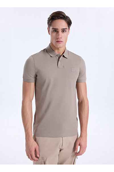 BOSS Kahve Erkek Polo T-Shirt Passenger