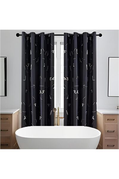 Bukela Thermal Insulated Blackout Curtains 90% Light Blocking Noise Reducing 132x243cm