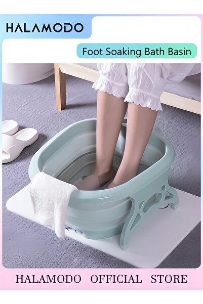 HALAMODO حوض نقع القدمين، حوض تدليك القدمين، لعلاج السبا المنزلي وعلاج مسامير القدم