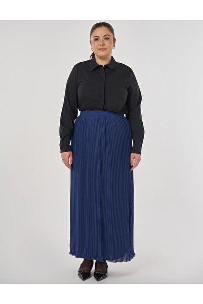 Kayra Πλισέ φούστα από σιφόν ινδικό