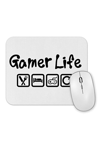 Toyaso Gamer Life Eat Sleep Game Repeat Gamer 02 Themed Mouse Pad 23X19Cm