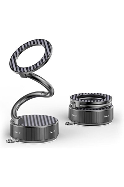 Arabest 360° Adjustable Vacuum Magnetic Phone Holder,Foldable Phone Holder for Car/Gym/Mirror/Shower