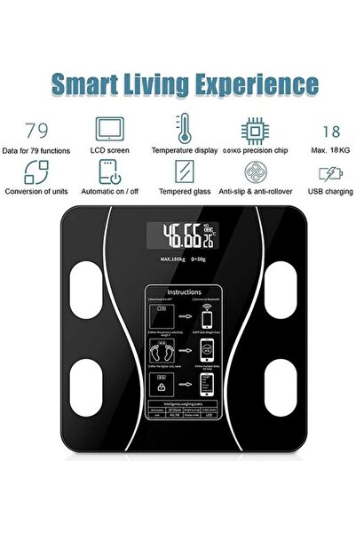 DOMEET Generic Multi-Functional BT Intelligent Body Fat Scale