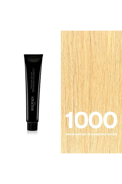 OEM Balmain Professionnel, Couleurs Couture, Permanent Hair Dye, 1000 Superlightener Extra Blond