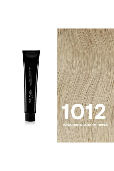 OEM Balmain Professionnel, Couleurs Couture, Permanent Hair Dye, 1012 Superlightener Extra Pearl Blonde,