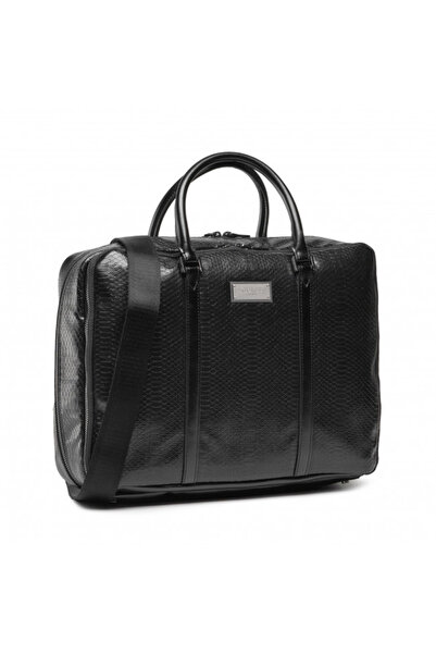 Guess , Guess, Leather, Leather Briefcase, Laptop Compartment, Black, 40 x 30...