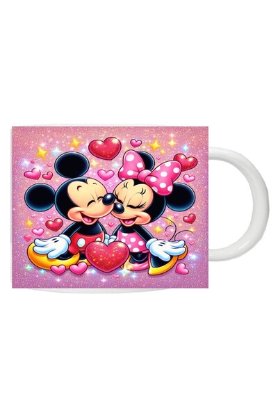 CRD PRINT Personalized mug 'Mickey and Minnie 3', CRD PRINT, 330 ml, white