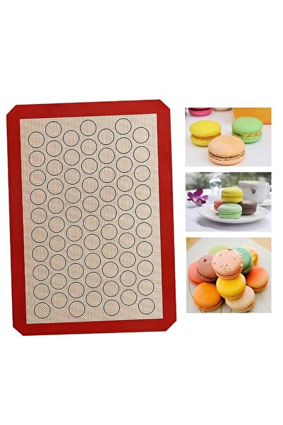 FORHOUSE Macaron baking mat, non-stick sheet, 40x30 cm, 67 Macarons