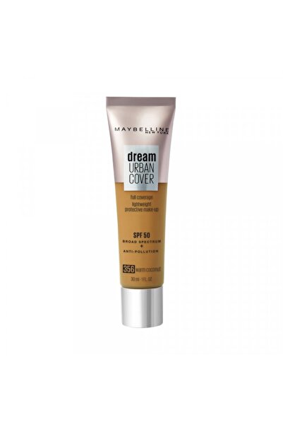 Maybelline New York Dream Urban Cover, Full Cover, Cream Foundation, 356, War...