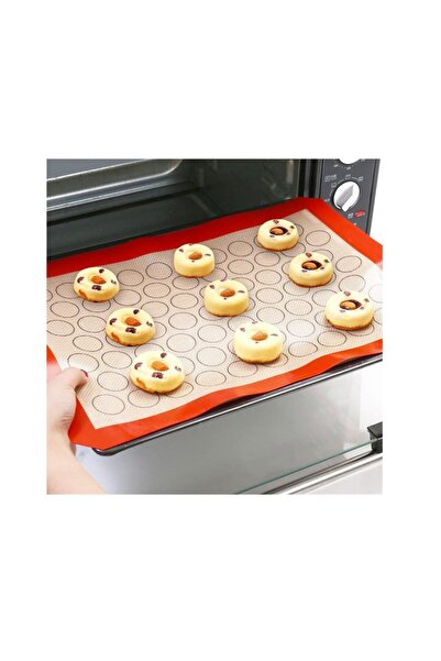 FORHOUSE Macaron baking mat, non-stick sheet, 40x30 cm, 67 Macarons