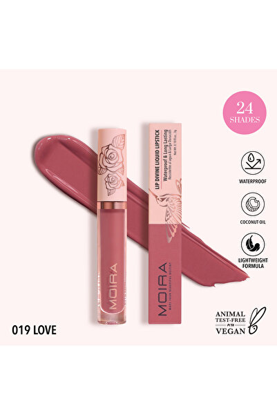 MOİRA Lip Divine Liquid Lipstick (019, Love)