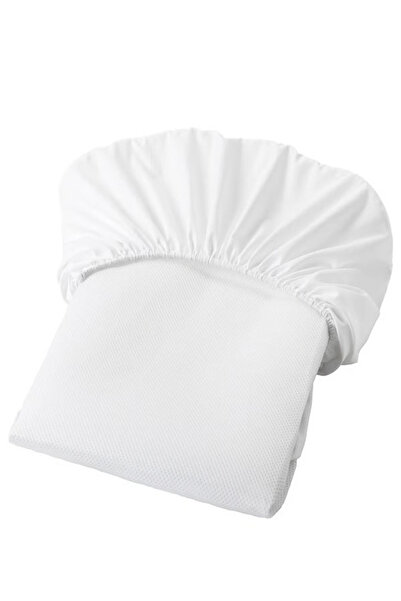 Lena St Mattress protector, white, 60x120 cm