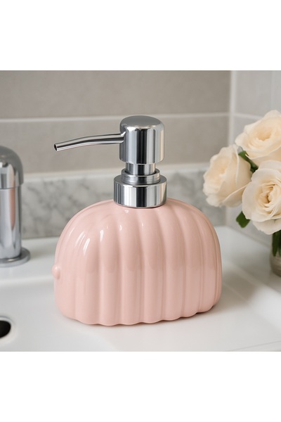 keyfisepet en keyifli sepet Şık Seramik Kabartma Desenli Sıvı Sabunluk Premiu...