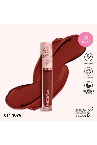 MOİRA Lip Divine Liquid Lipstick (014, Nova)