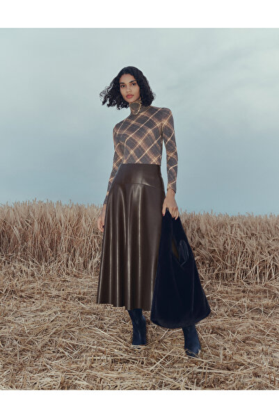 Marks & Spencer Boğazlı Uzun Kollu İnce Kesim Üst