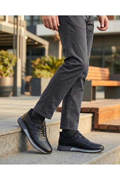 DETECTOR Γνήσιο δέρμα Ορθοπεδικά Ανδρικά Παπούτσια Casual HURBAN