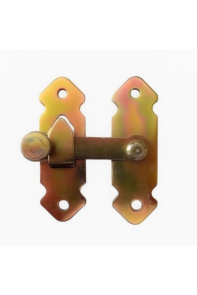 diğerr1 قفل باب حديقة فرنسي من الحديد المطاوع، قفل باب أصفر عتيق من نوع جان ج...