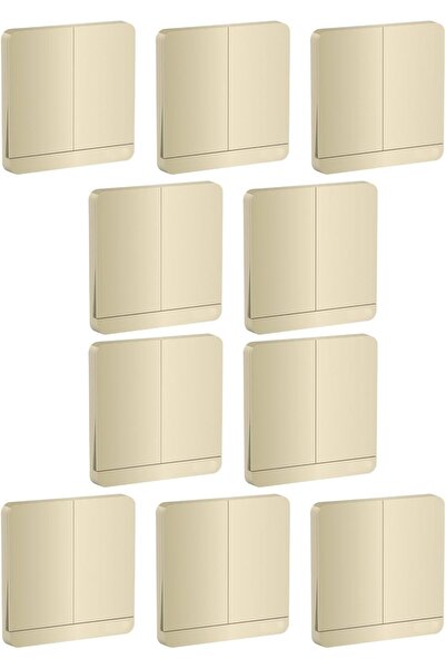 Raco مفتاح Schneider AvatarOn ثنائي الاتجاه 250 فولت 16 أمبير (ذهبي نبيذي) - عبوة من 10 قطع