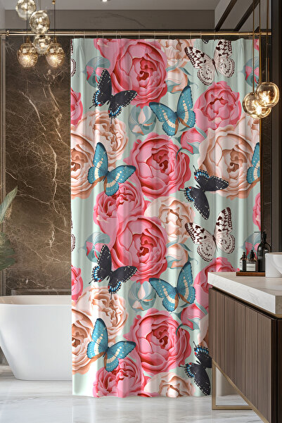 Moud's Bathroom Curtain, Classic Pattern 3 Patterned Shower Curtain, Bathtub ...