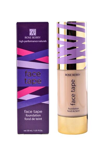 ROSE BERRYY Rose Berry Face Tip Foundation, High-Performance Natural Ingredients, Beige 3.2