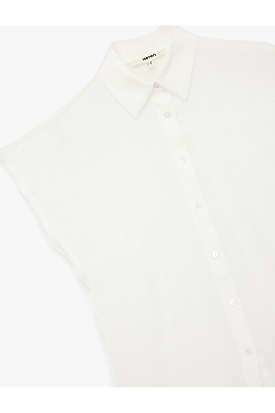 Koton Regular Fit Viscose Fabric Sleeveless Shirt