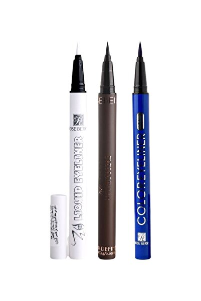 ROSE BERRYY Rose Berry 3-Piece Multicolor Liquid Eyeliner