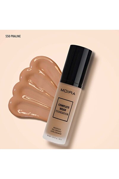 MOİRA Complete Wear Foundation (550, Praline)