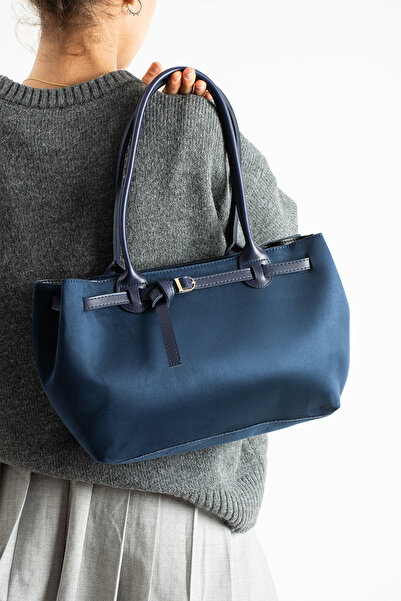 Night Meghan Model Suede Women's Hand and Shoulder Bag