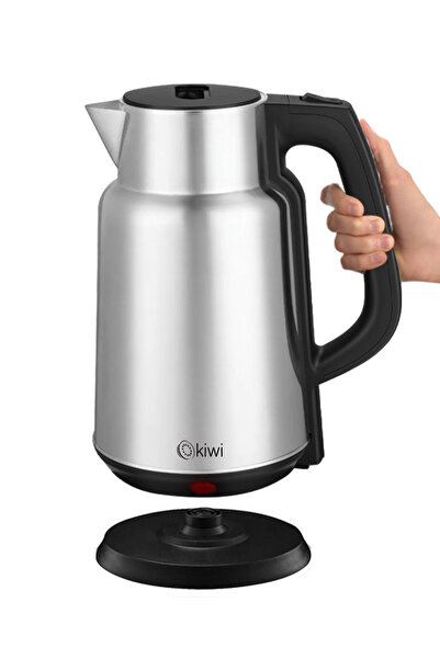 Kiwi Kk-3334 Water Heater |   2.2L Stainless Steel, 360 °   Wireless, Hidden Resistance