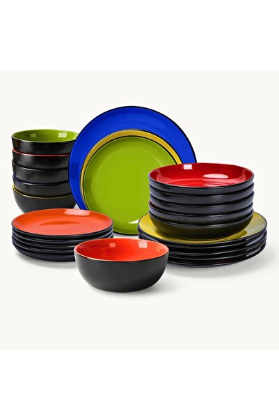 MIAMIO Σερβίρισμα δείπνου για 6 άτομα, σετ 24 τεμαχίων, συλλογή Le Papillon, ...