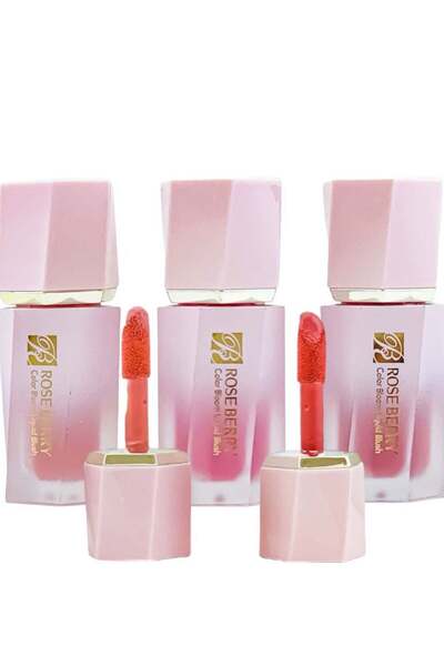 ROSE BERRYY أحمر شفاه سائل روز بيري مكون من 3 قطع