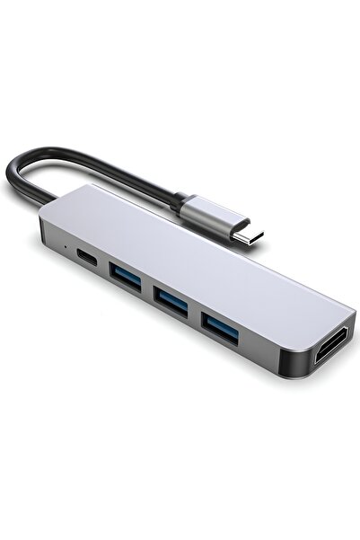 AVR 5-in-1 multi-function hub with HDTV port, 3 USB ports, USB-C port, and Type-C port