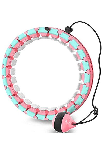 DOMEET طوق هولا هوب ذكي قابل للتعديل من أرابيست، مكون من 24 قسمًا، مع كرة جاذبية ناعمة