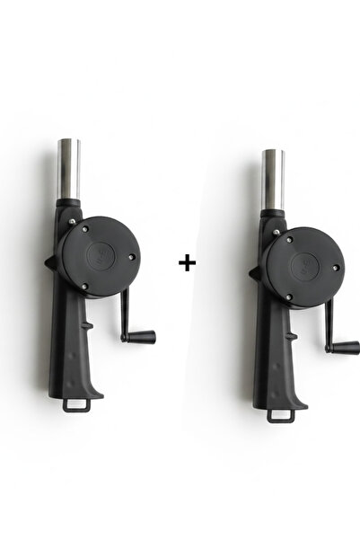 Geneic منفاخ فحم هواء يدوي للشواء بشكل اسرع 1+1