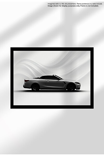 21mxm Sports Car Canvas Poster - Unframed Digital Print on Matte Canvas - 1747 M4 2025 G83 White