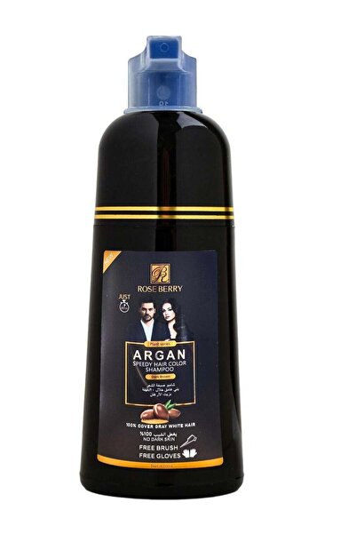 roseberry Rose Berry Argan Speedy Color Shampoo Dark Brown 420ml