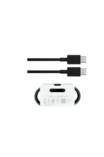 OEM Type-C to Type-C 25W 3A Data and Charging Cable 1m, black