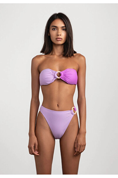 Flavia Valentini High Waisted Bikini Set – Purple Lilac Italy
